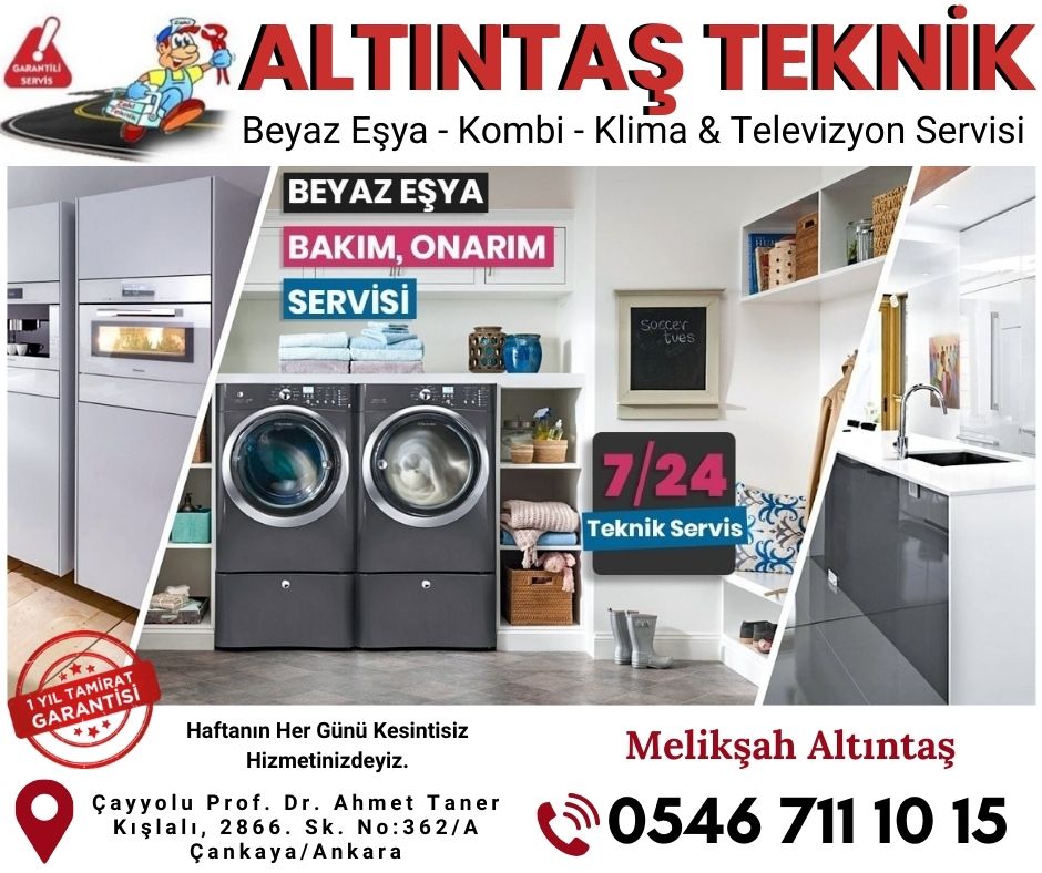 Çayyolu Çamaşır Makinesi Servisi
