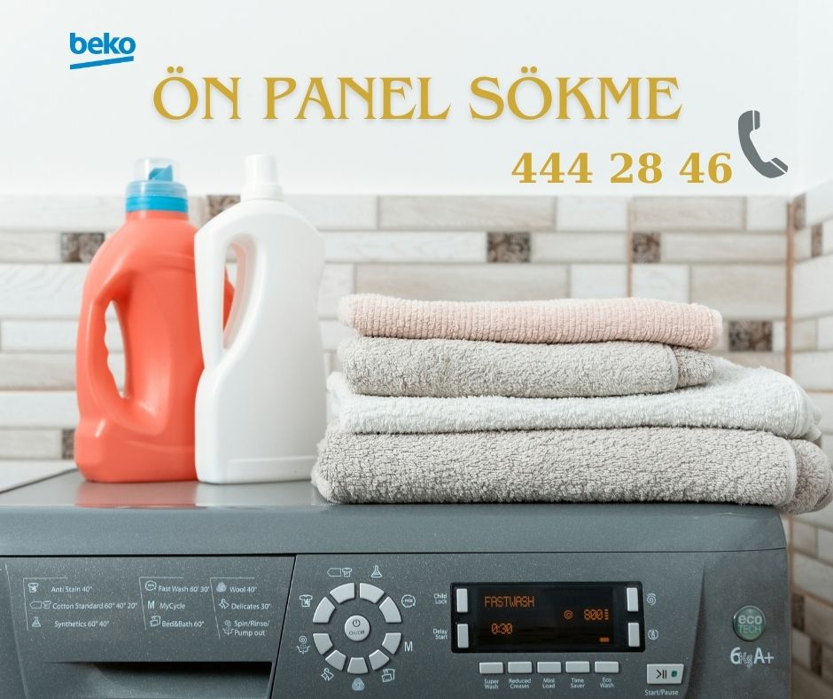 Beko Çamaşır Makinesi Ön Panel Sökme