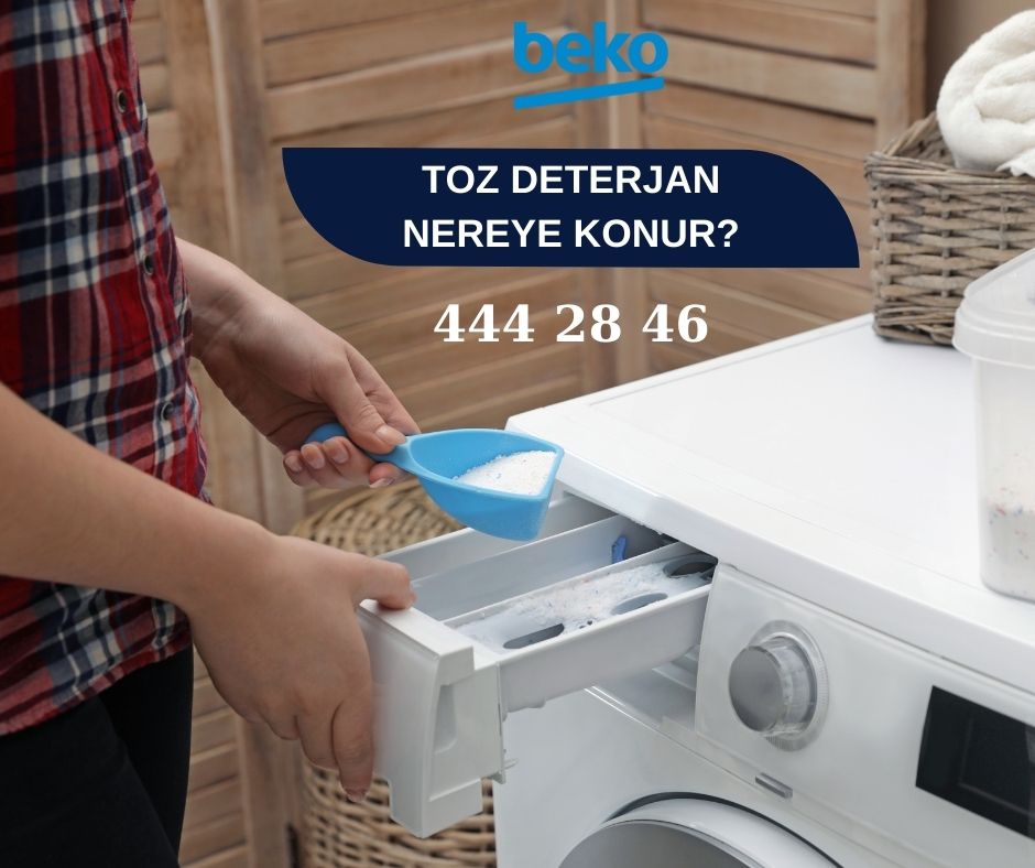 Beko Çamaşır Makinesi Toz Deterjan Nereye Konur