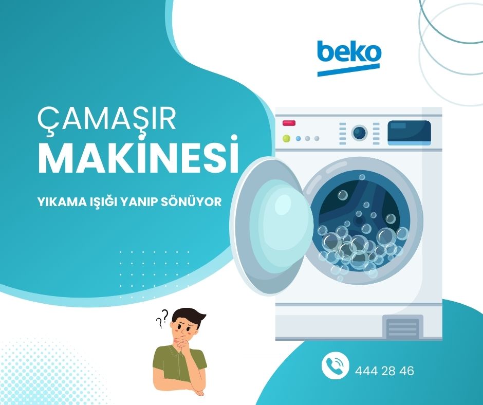 Beko Çamaşır Makinesi Yıkama Işığı Yanıp Sönüyor