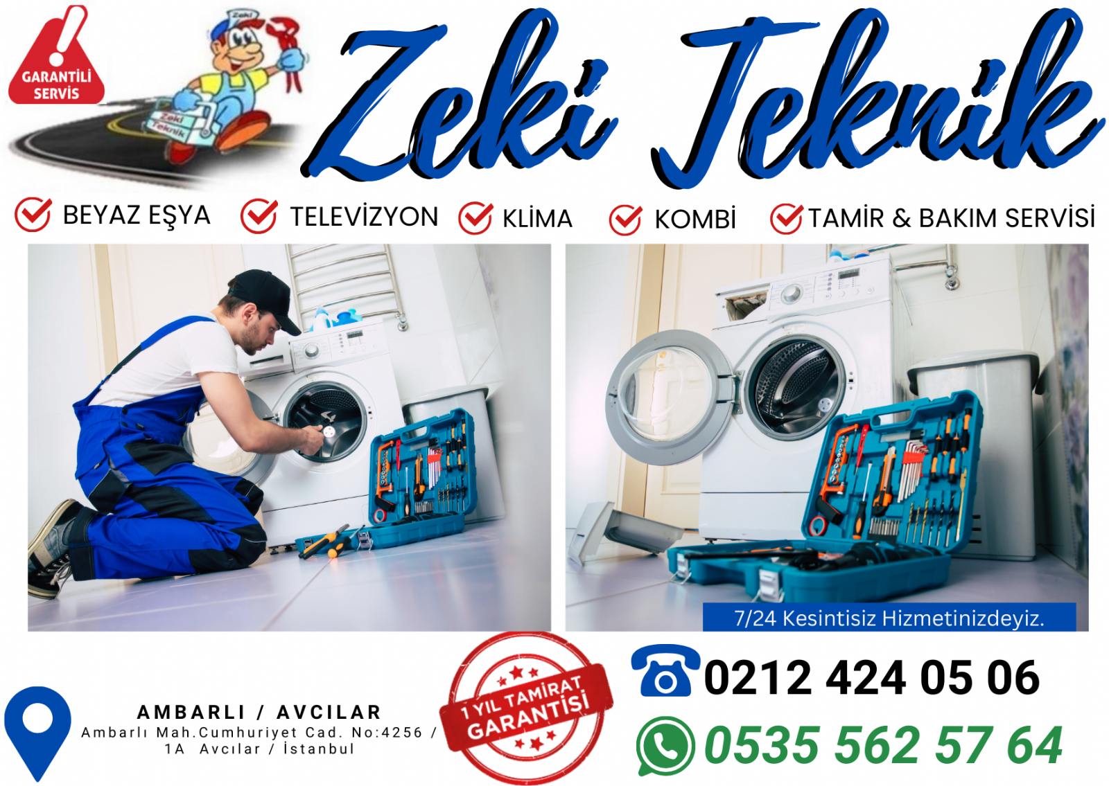 Ambarlı Çamaşır Makinesi Tamircisi