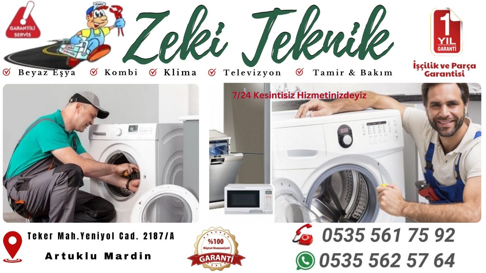 Artuklu Çamaşır Makinesi Tamircisi 