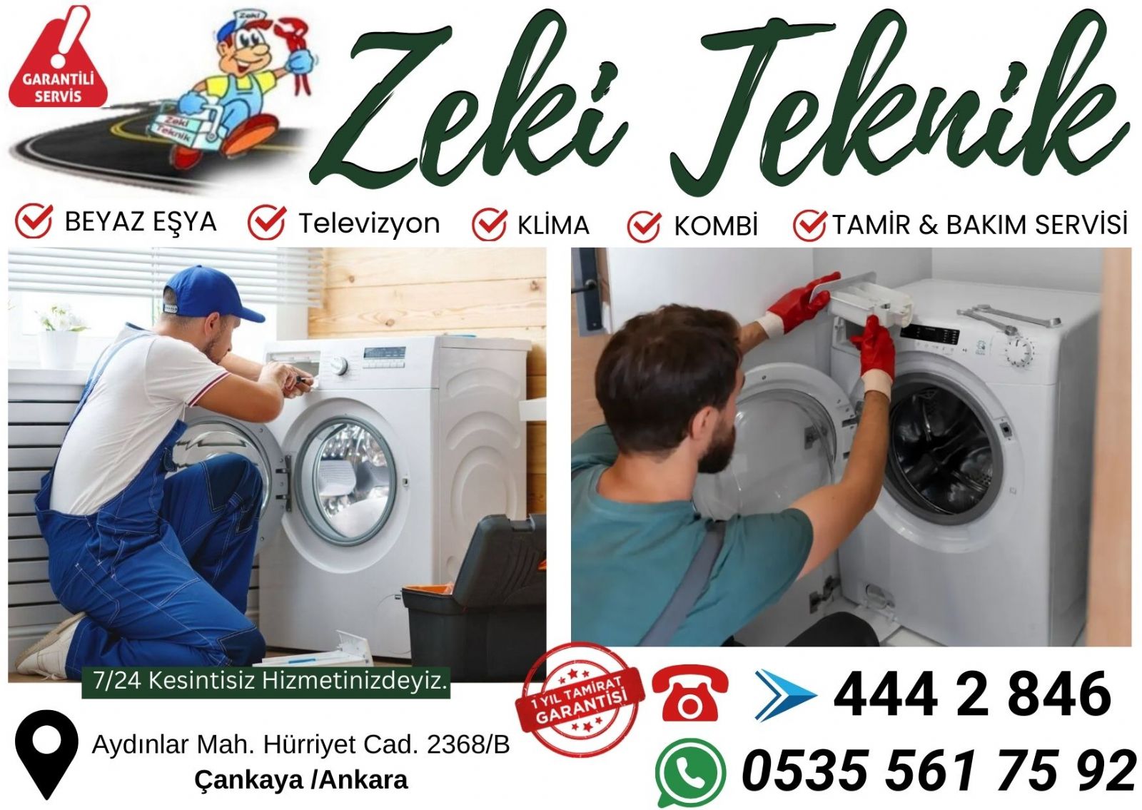 Ayrancı Çamaşır Makinesi Tamircisi