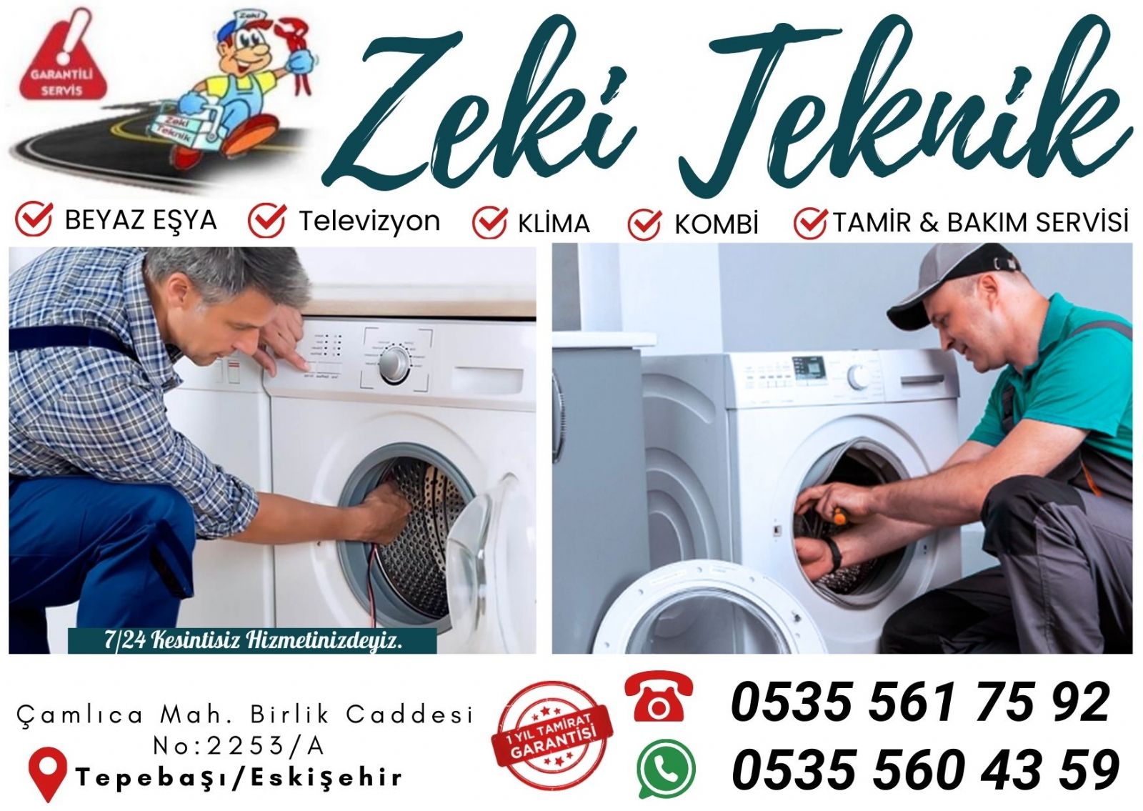 Eskişehir Çamaşır Makinesi Tamircisi
