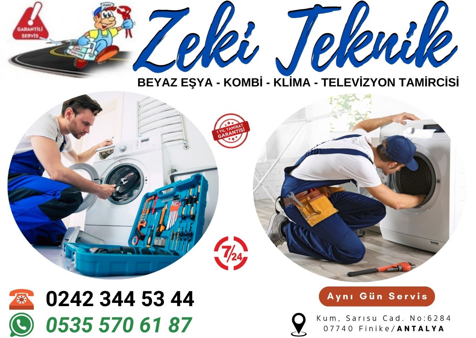 Finike Çamaşır Makinesi Tamircisi