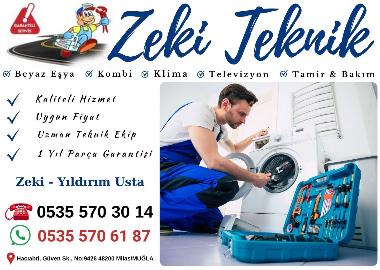 Milas Çamaşır Makinesi Tamircisi