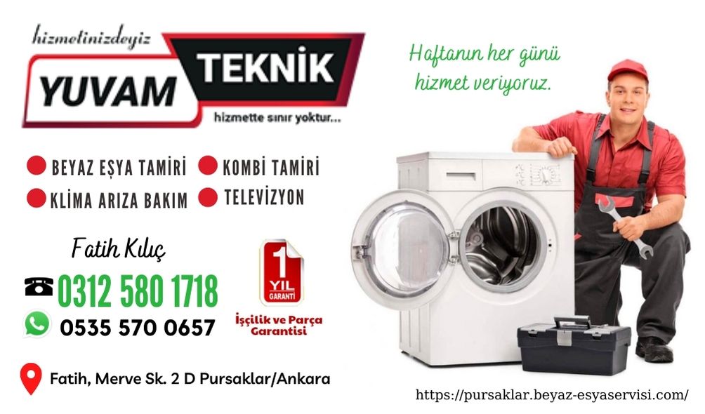 Pursaklar Çamaşır Makinesi Tamircisi