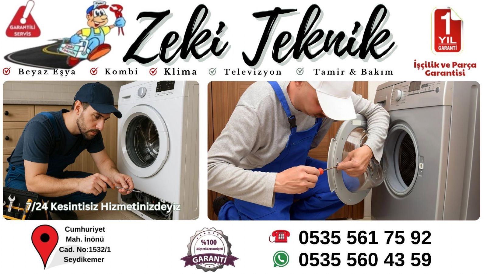 Seydikemer Çamaşır Makinesi Tamircisi