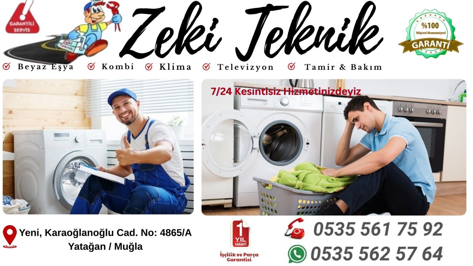 Yatağan Çamaşır Makinesi Tamircisi