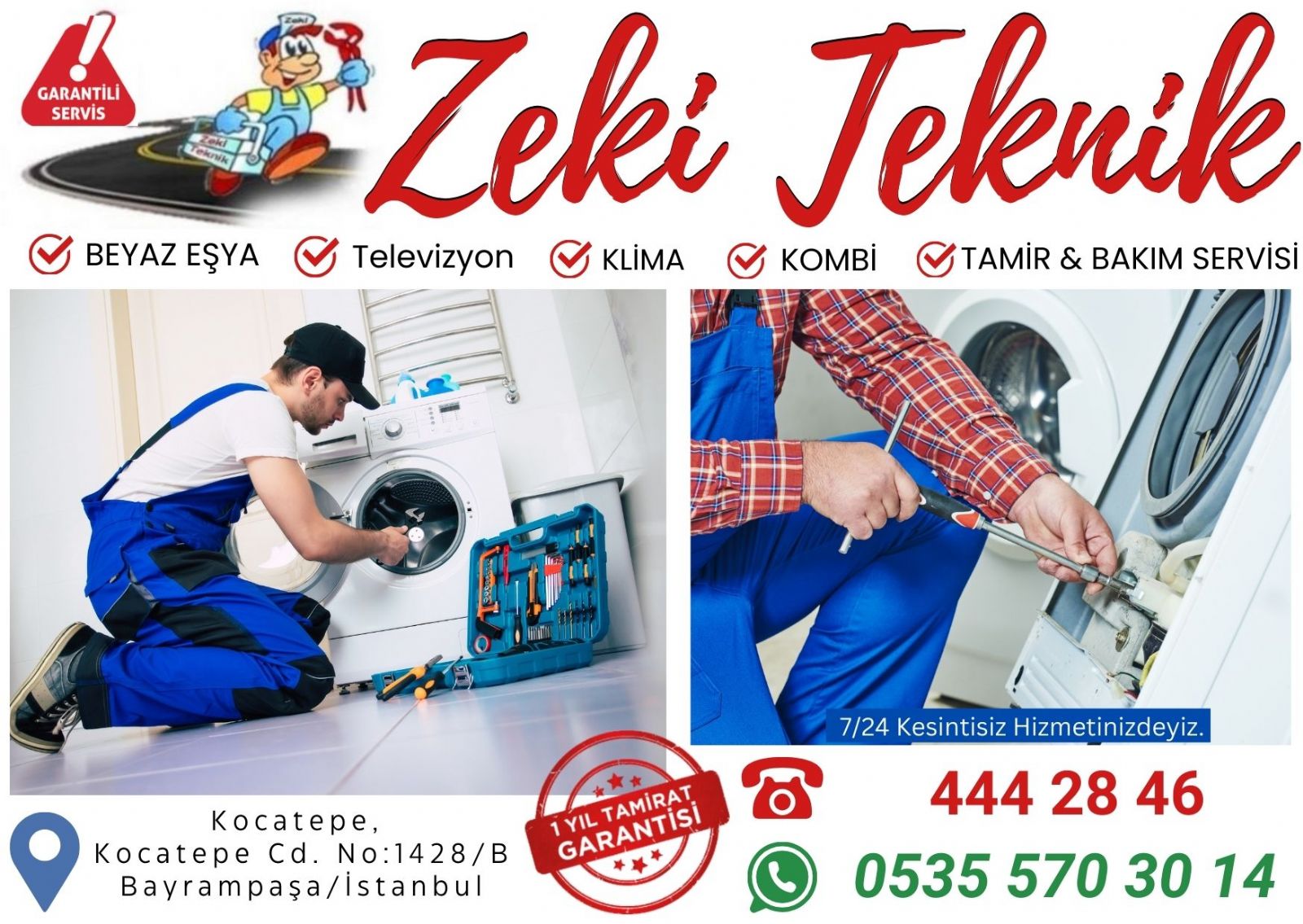 Bayrampaşa Çamaşır Makinesi Tamircisi 