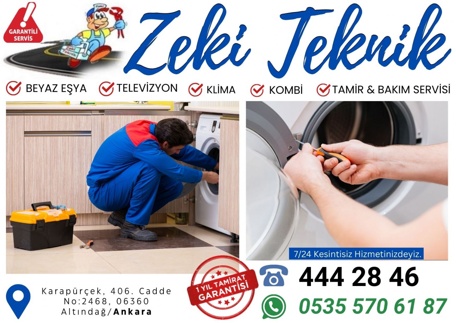 karapürçek - çamaşır makinesi - servisi